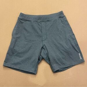 Men’s Yoga Crow Lined Pocketed Swerve Shorts Heather Green Size Small